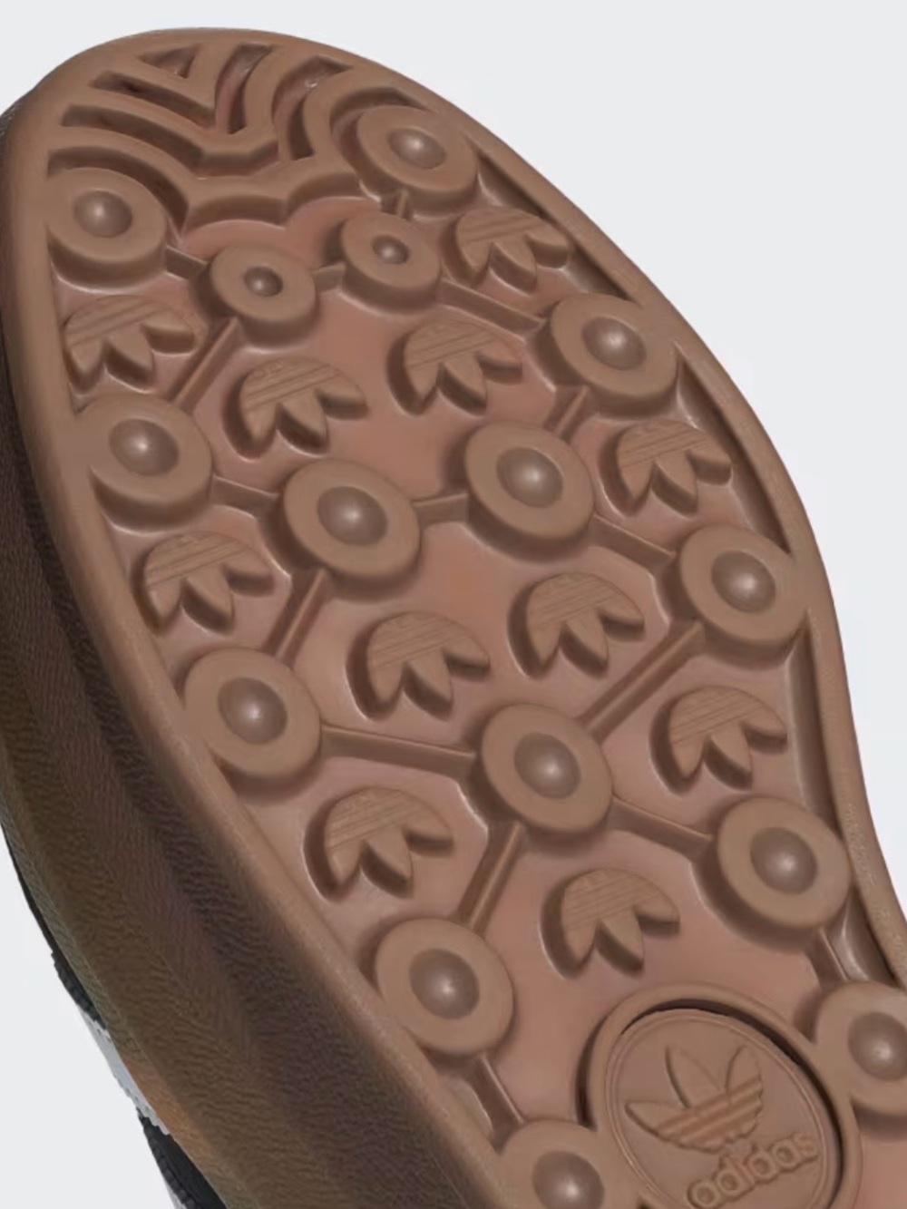 adidas Gazelle Women's Black and White Sneakers with Brown Gradient Sole - Picture 9 of 10
